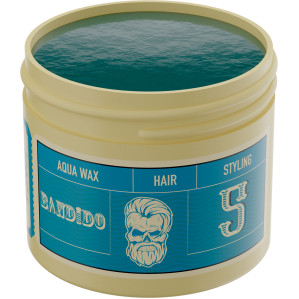 Віск для укладки волосся на водній основі середньої фіксації Aqua Wax 5 Меdium Blue Bandido, 125 мл