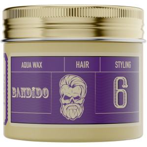 Віск для укладки волосся на водній основі середньої фіксації Aqua Wax 6 Medium Violetta Bandido, 125 мл