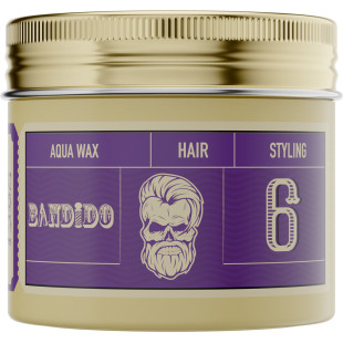 Воск для укладки волос на водной основе средней фиксации Aqua Wax 6 Medium Violetta Bandido, 125 мл