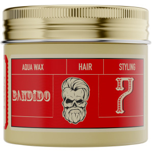 Віск для укладки волосся на водній основі сильної фіксації Aqua Wax 7 Strong Red Bandido, 125 мл