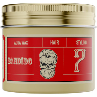 Воск для укладки волос на водной основе сильной фиксации Aqua Wax 7 Strong Red Bandido, 125 мл