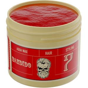 Віск для укладки волосся на водній основі сильної фіксації Aqua Wax 7 Strong Red Bandido, 125 мл