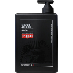 Шампунь укрепляющий Strength and Restore Shampoo Uppercut Deluxe, 1000 мл