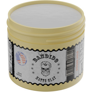 Помада матова для укладання волосся сильної фіксації Matte Clay Pomade Bandido, 125 мл
