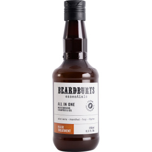 Шампунь, кондиционер, гель для душа All In One Essentials Beardburys, 250 мл