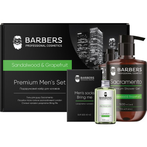 Подарочный набор для мужчин Sandalwood & Grapefruit Barbers