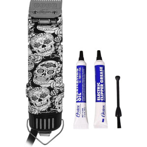 Машинка для стрижки Oster роторна 97 97-44 SKULL з лезом 0000