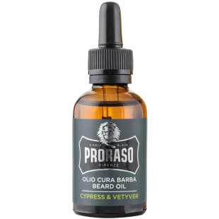 Масло для ухода за бородой Cypress&Vetyver Proraso, 30 мл