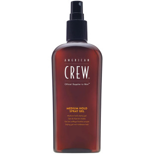 Спрей-гель средней фиксации Medium Hold Spray Gel American Crew, 250 мл