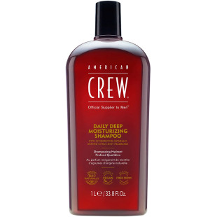 Шампунь для глубокого увлажнения Daily Deep Moisturizing Shampoo American Crew, 1 л