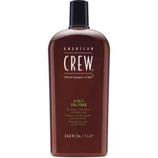 Шампунь 3 в 1 Tea Tree Shampoo American Crew, 1 л
