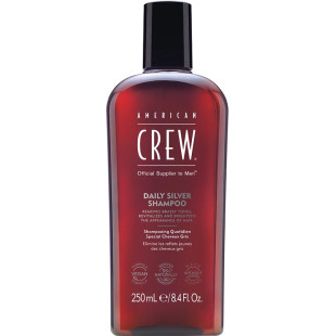 Шампунь для седых волос Silver Shampoo American Crew, 250 мл